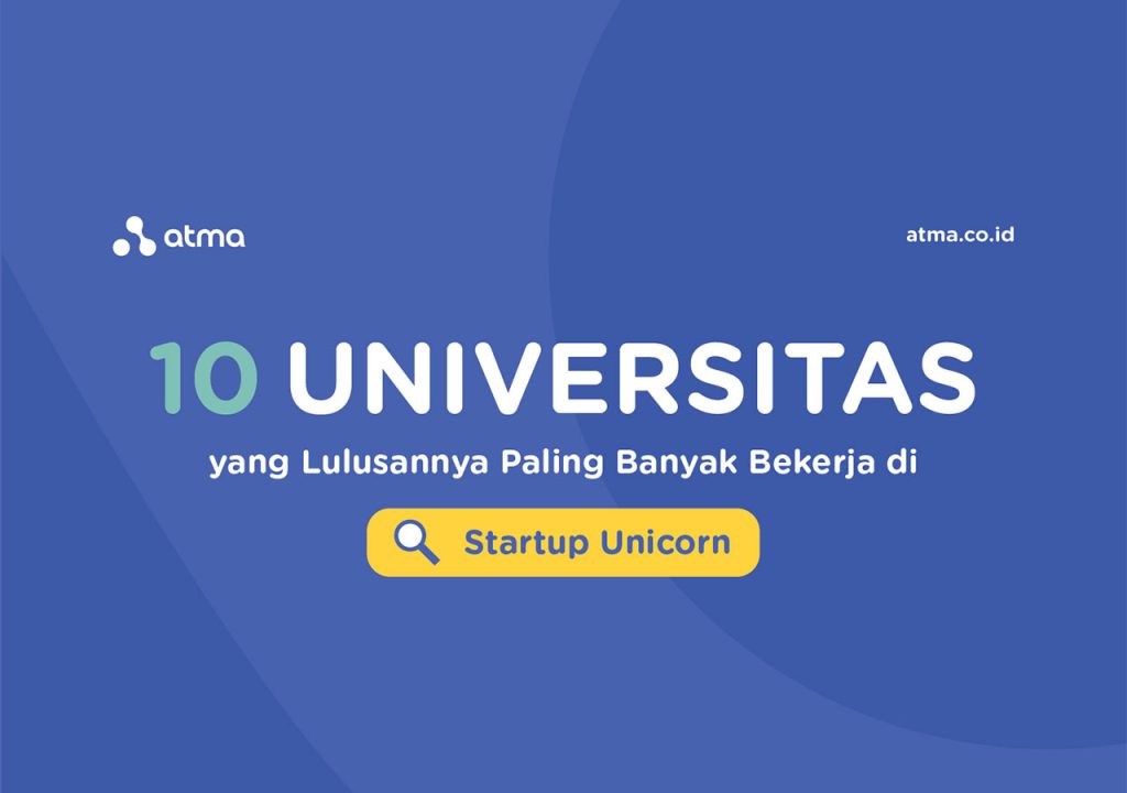 infografis 10 lulusan universitas favorit startup unicorn